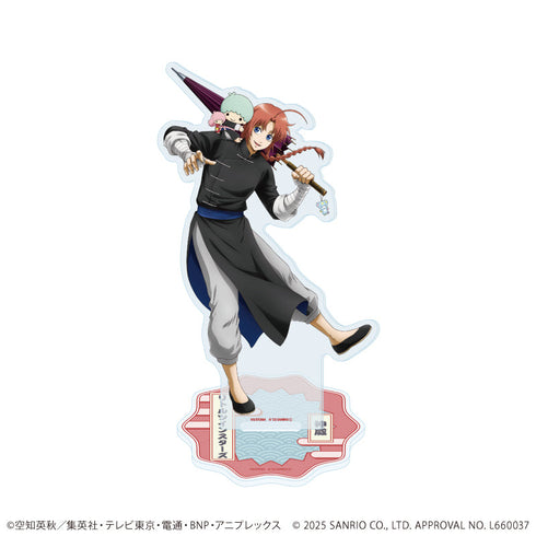 『銀魂×サンリオキャラクターズ』アクリルスタンド08/神威×リトルツインスターズ(コラボイラスト)